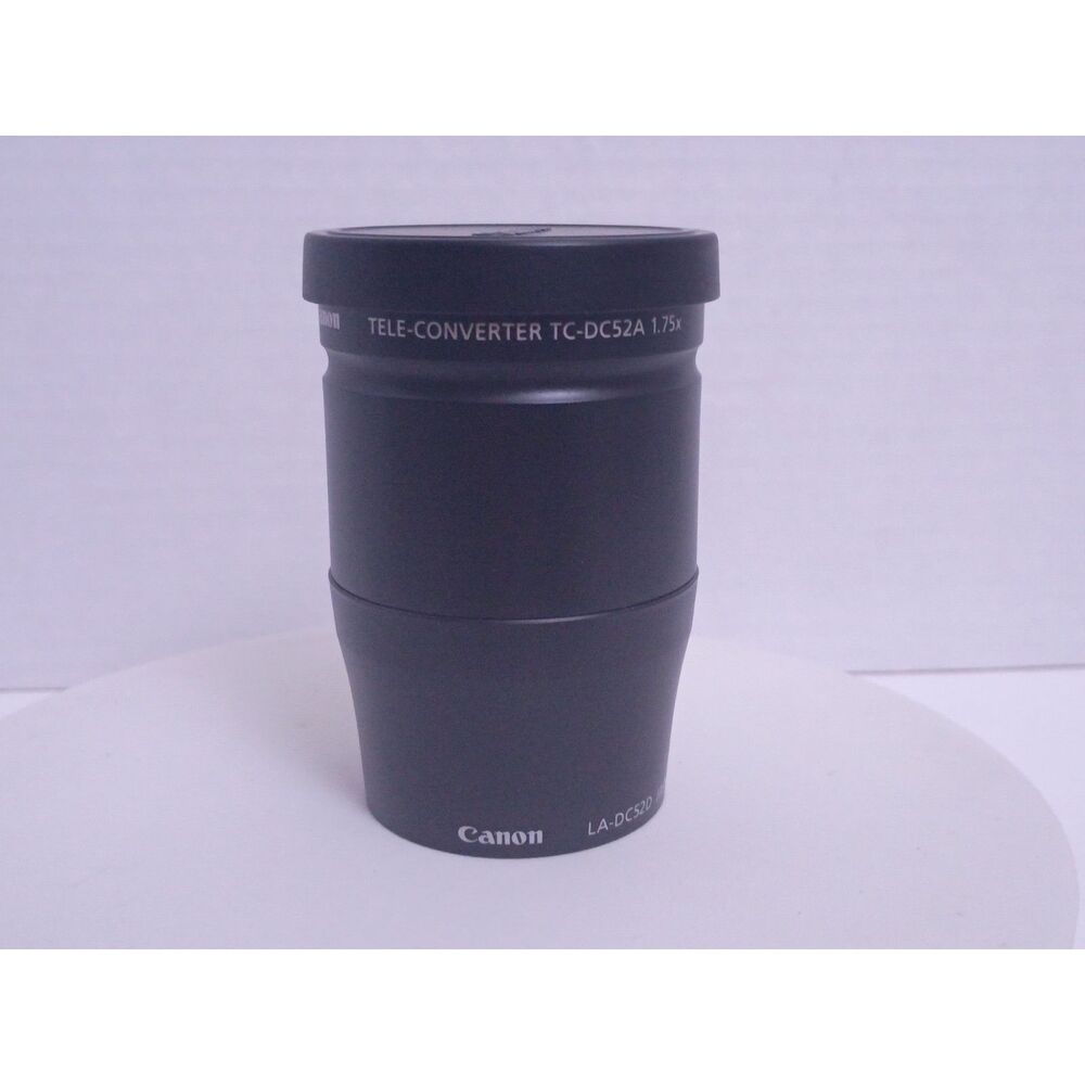 Canon Tele Converter Lens TC-DC52A 1.75x, Canon LA-DC52D Adapter for A80 and A95